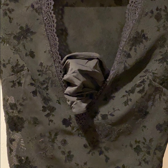 Free People Babes in Bandeaus Bodysuit in black with velvet - Picture 8 of 12